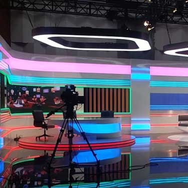 TV Studio Set, Afganistan